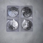 2019 Silver 1 oz American Eagle .999 Fine Silver Coin BU lot of 4 (L2)