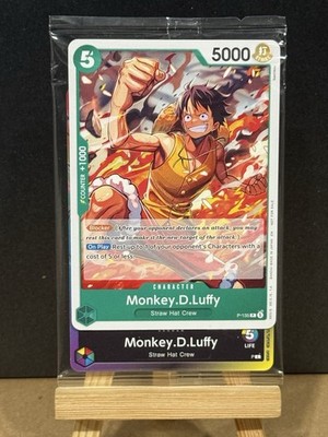 SHIPS TODAY One Piece Monkey.D.Luffy P-135 English OP16 PROMO Pre-Release SEALED