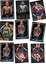 2024 Topps UFC Chrome & Finest 11-Card Lot - Holloway, Poirier, Grasso, Woodson