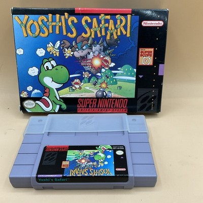 Yoshi's Safari (Super Nintendo SNES) Complete in Box CIB
