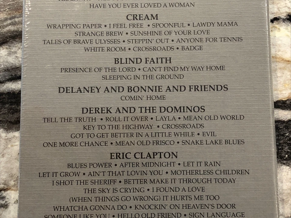 Eric Clapton Crossroads 1990 CD 4 Disc Box Set Cream Yardbirds John Mayall New - Image 4 of 4