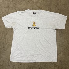 Vintage 90s Disney The Lion King Movie Promo T-Shirt Size XL Made In USA Single