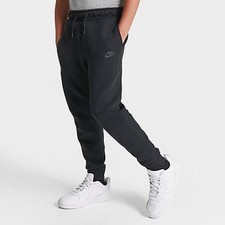 Nike Boys' NSW Tech Fleece Joggers - Black/Black/Black