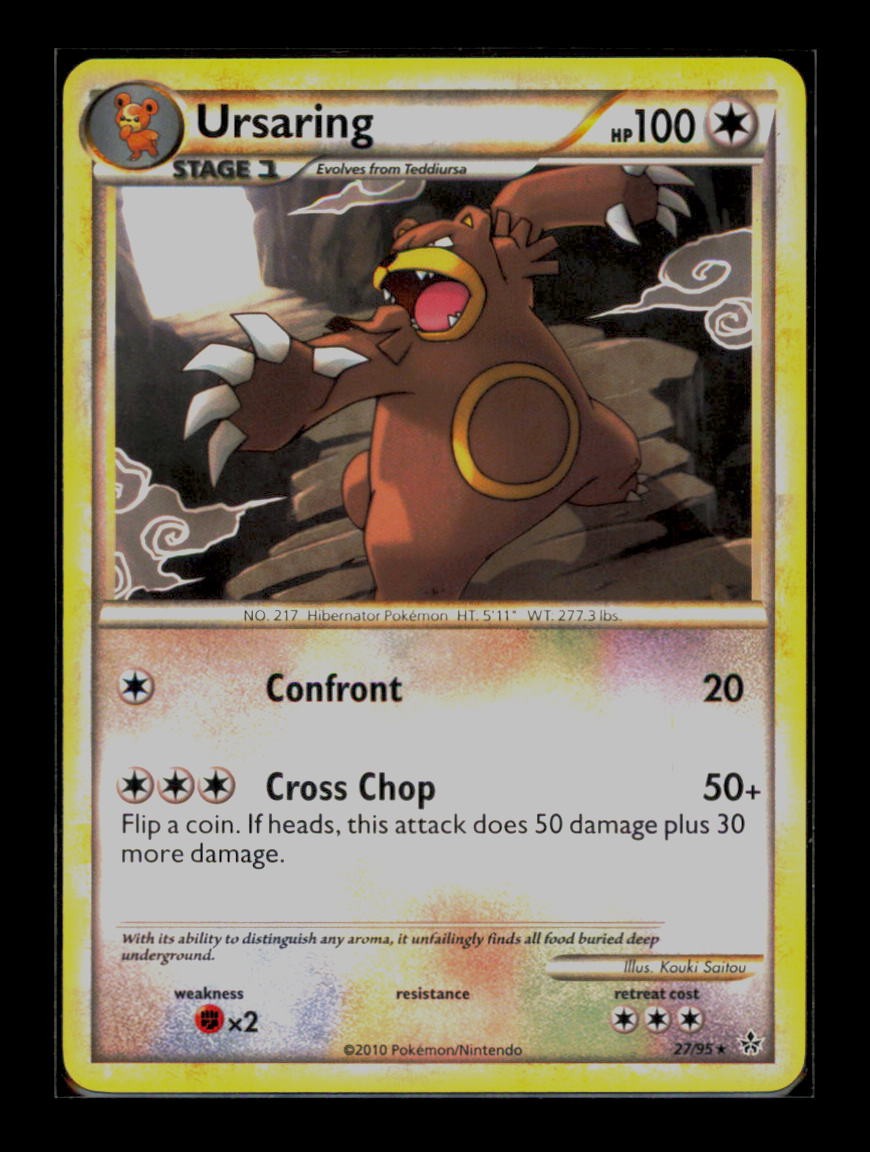 Pokemon Unleashed Ursaring 27/95 NM