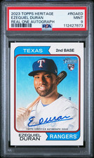 2023 Topps Ezequiel Duran #ROAED (AUTO) PSA 9 MINT (ROOKIE CARD) (RARE: Pop 14)