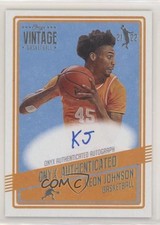 2021-22 Onyx Vintage Auto Keon Johnson #VAKJ Auto 0yf2