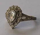 Vintage ring sterling silver 925 Size 7 Weight 4.22 g. Ukrainian jewelry.