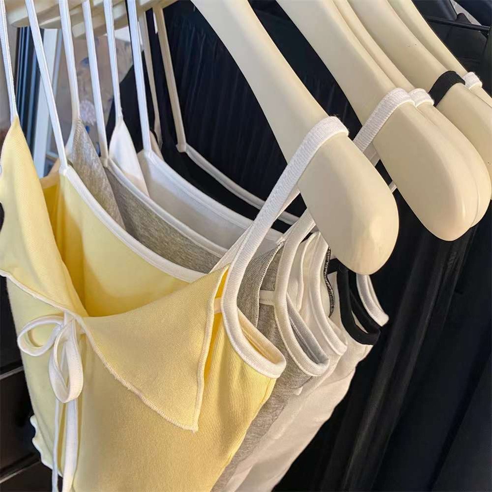 ALTRA Canottiera leggera con colletto a fiocco da donna ideale per attività ricreative