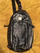 Rare Vintage MCM Stark Visetos Sling Bag   Bl...