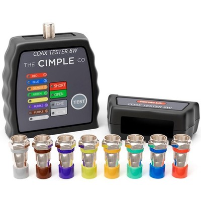 Coax Cable Tester, Tracer, and Toner - 8-Port Coaxial Cable Mapper and Locato...