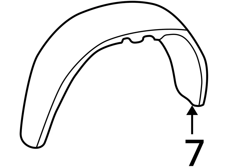 SE ADAPTA A GMC ENVOY XL LINER RR 2002-2006 CON PNL 15133169 - NUEVO FABRICANTE DE EQUIPOS ORIGINALES 15133169 Foto 3 de 3