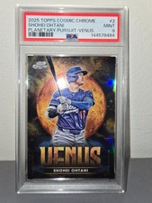 Shohei Ohtani 2025 Cosmic Chrome Plantetary Pursuit- VENUS- PSA 9
