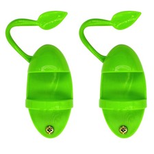 2Pcs Pet Parrot Storage Stands Unique Standing Racks Pet Bird Tools Green 