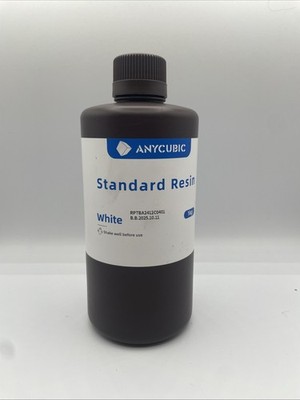 Anycubic Water Washable UV Resin 1kg Bottle, White