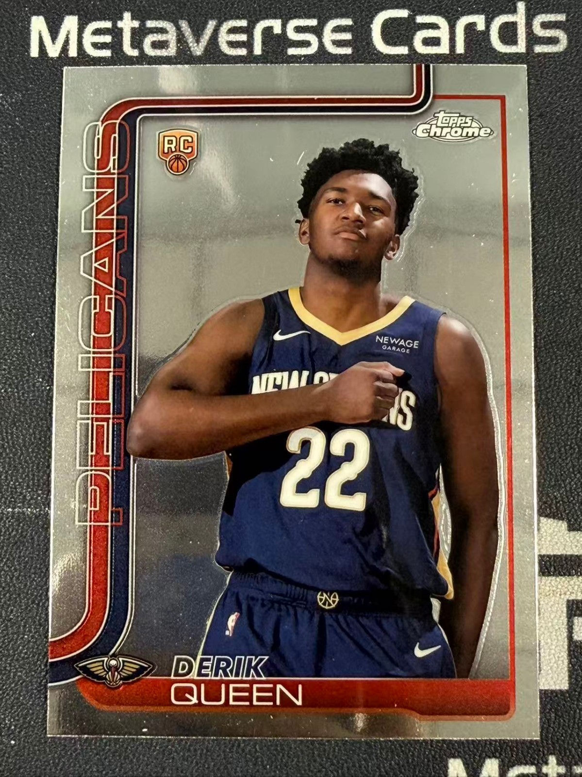 2025-26 Topps Chrome RC Rookie Image Variation Derik Queen SSP