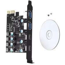 4 Ports PCI-E Card 2 USB-A 2 USB-C PCI Express Extension Card USB3.0 5Gbps