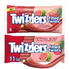 Filled Twists Tropical Blast Flavor Low Fat Snack 11 OZ 2 Pack