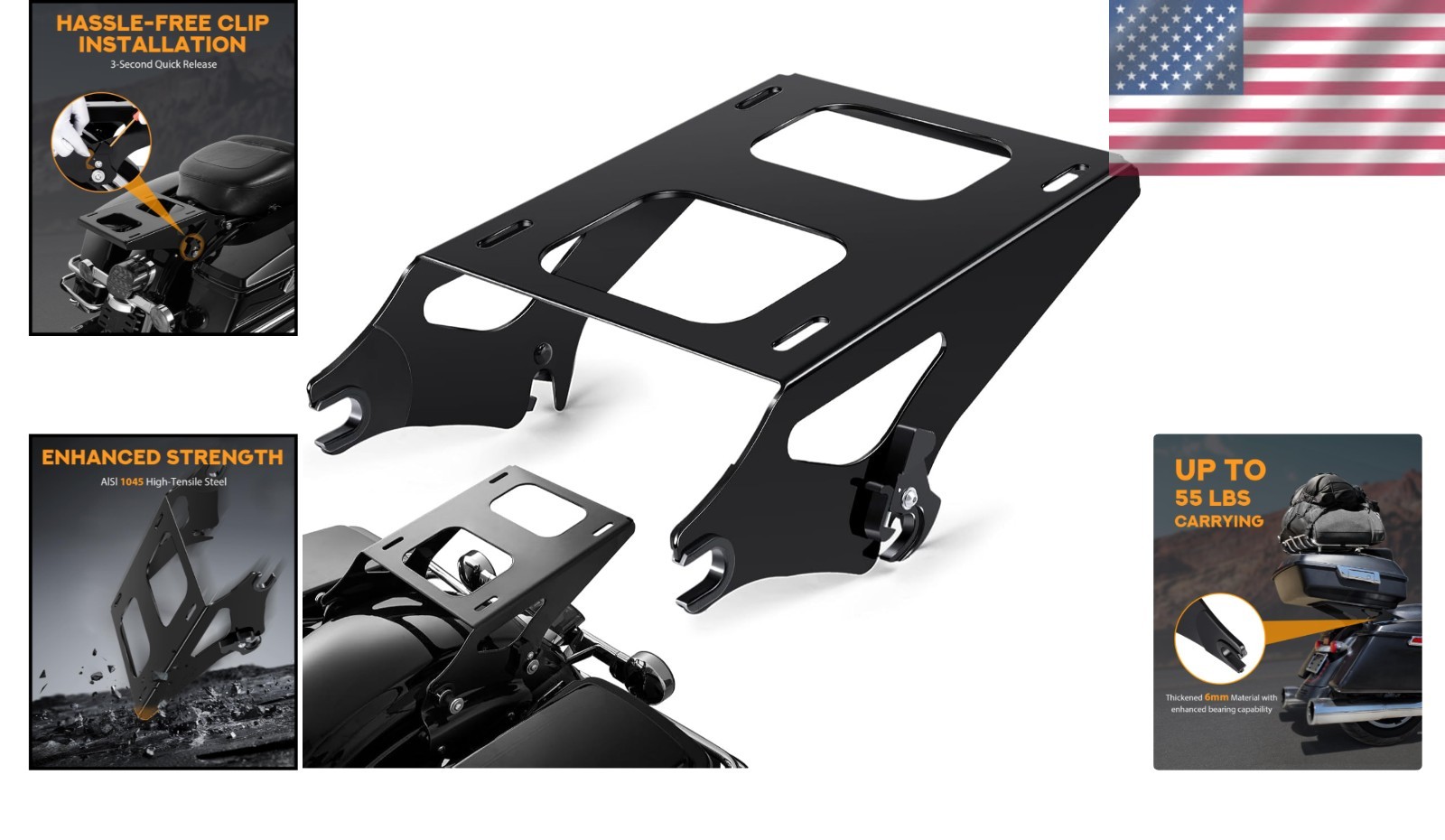 Harley Davidson Touring Luggage Rack 705338332310 Replacement | eBay