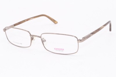 NEW CARRERA BY SAFILO CA7506T 01WK GOLD AUTHENTIC DESIGNER EYEGLASSES 55-18