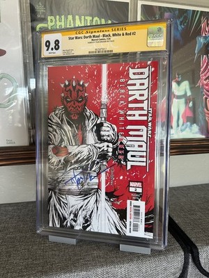 Star Wars: Darth Maul - Black, White & Red #2 - SIGNED CGC