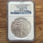 2013-(S) Silver Eagle $1 MS 70 NGC Struck at San Francisco Mint Early Releases