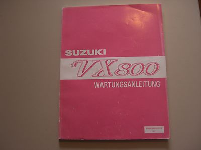 Werkstatthandbuch Reparaturanleitung Suzuki VX 800 Modelljahr 1990 