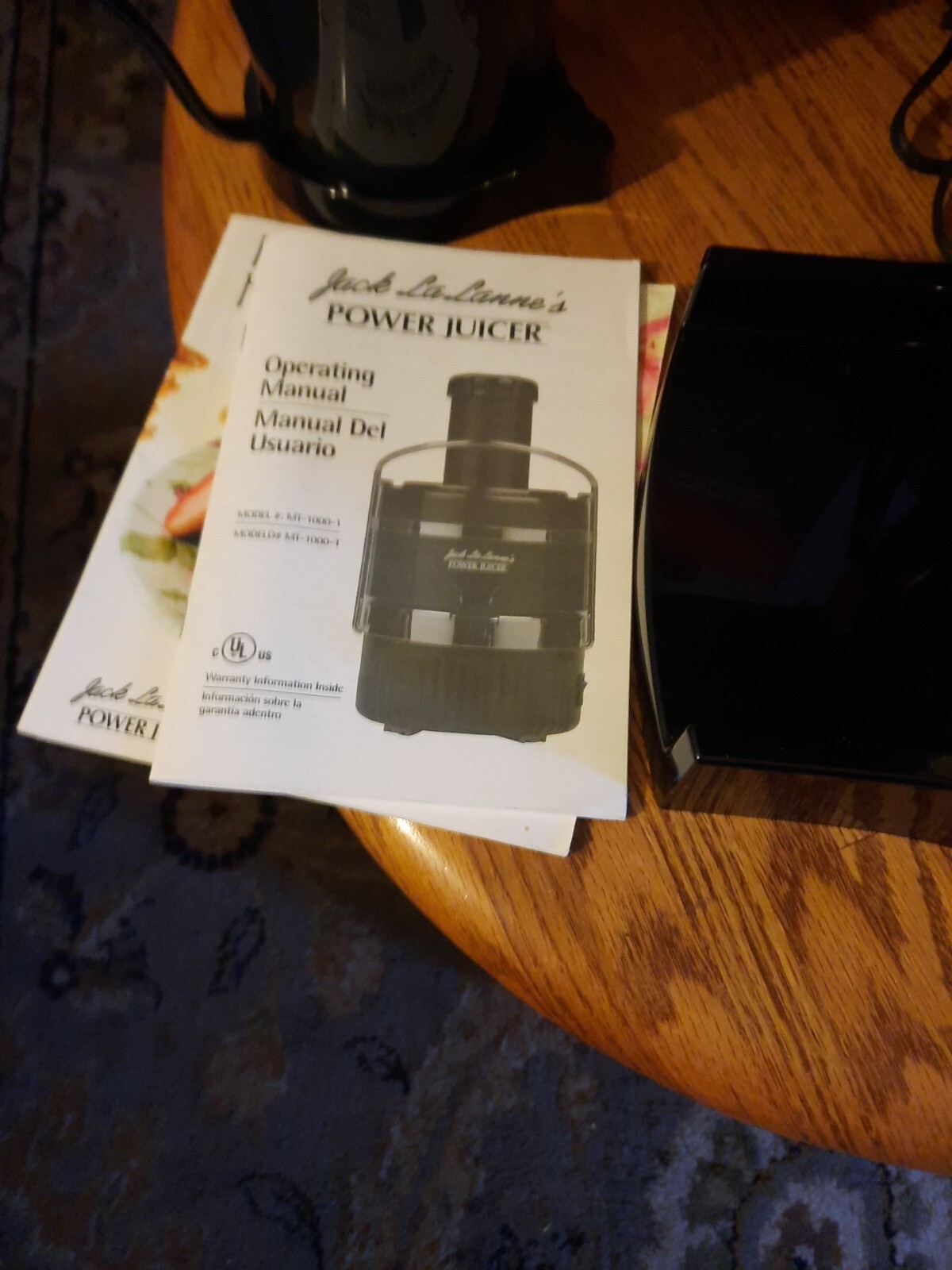 Jack LaLanne’s Power Juicer MT1000 Black/Chrome in Box all Accessories