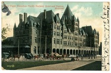 Place Viger Canadian Pacific Railway Hotel & Station Montreal, Canada Postcard
