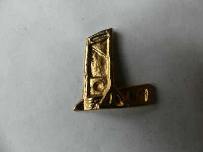 FÈVE ANCIEN METAL DORE 1789-1989 L'ECHAFAUD - Photo 1/2