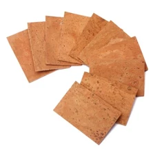 10 Pieces Neck Cork Sheet Saxophone Neck Cork for Alto Soprano Saxophone