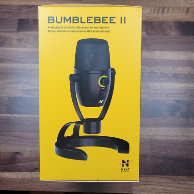 Neat Bumblebee II Pro Cardioid Directional USB Condenser Mic  24bit/96khz USB