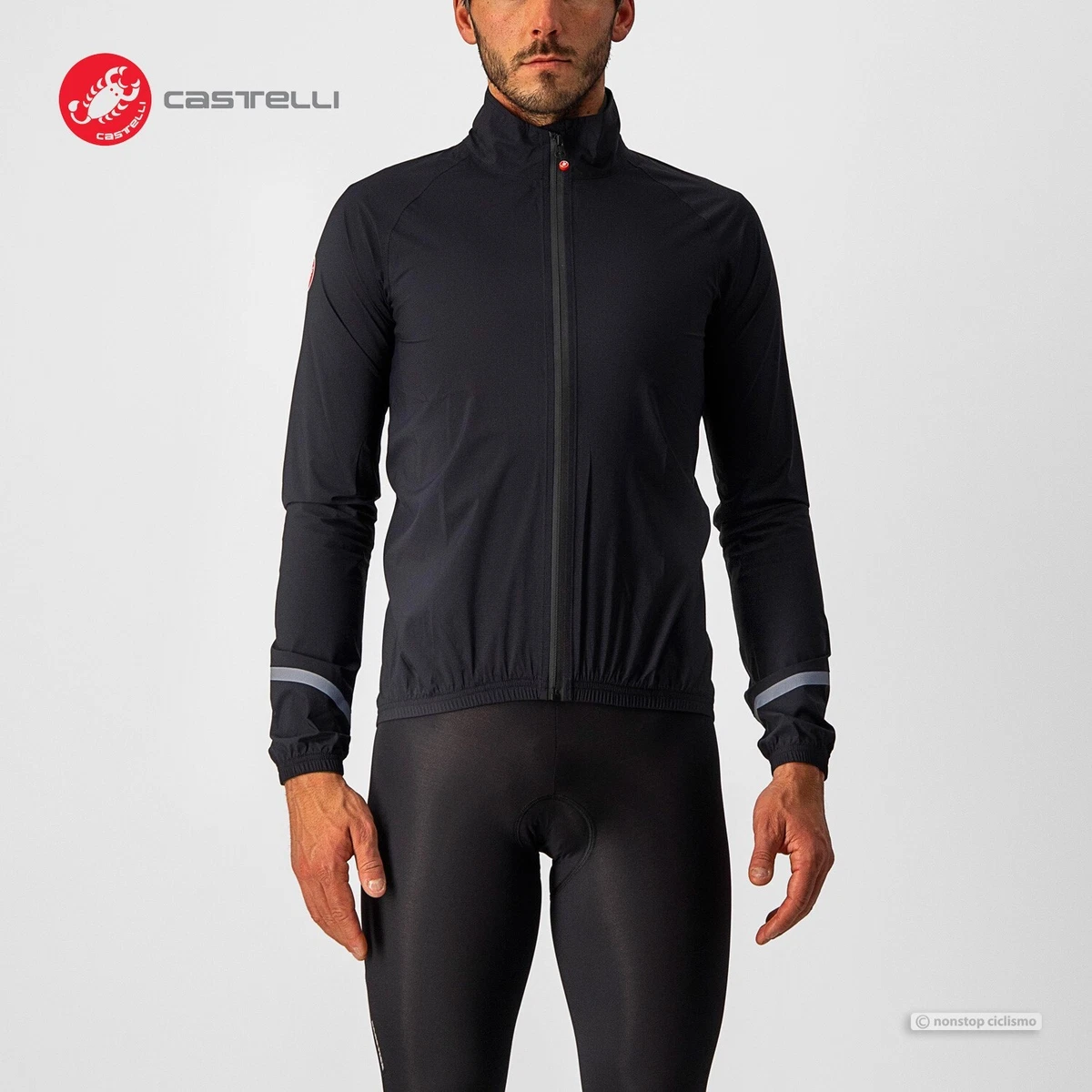 Castelli Veste Homme - Aria Shell - gris foncé 030