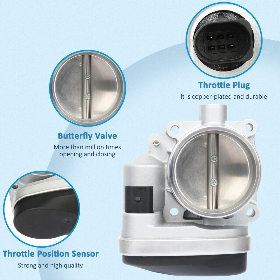 Throttle Body For BMW 325i 325xi 525i 325Ci 2.5L 2001-2005 BMW Z4 2.5L 2003-2005 - Image 4 of 4