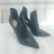 Aldo Black Double Arch Pump Exposed Ankle Size 7 Bootie