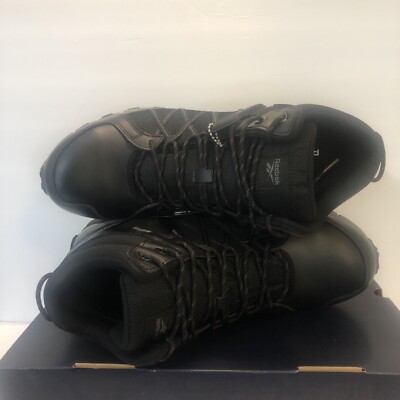 Reebok Mens Black/Grey Mesh Work Boots Athletic Mid Cut AT  display picture 2