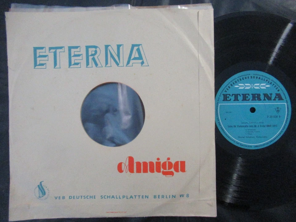 DANIEL SCHAFRAN Bach Suite für Violoncello solo / 10" EP DDR 1958 ETERNA 720038 - Bild 2 von 4