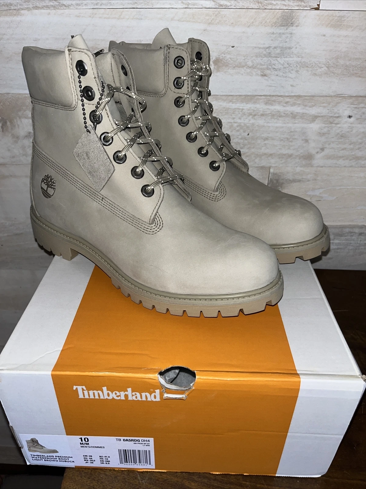 Timberland Premium 6" Waterproof Men's Boots - Beige - A5RDG - US sizes - NEW