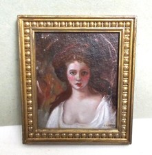 Dolls House REAL PAINTING BY CINDY LOTTER OF S.  A.  - LADY HAMILTON AS CIRCE
