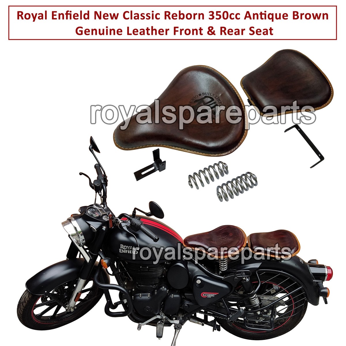 Bobber Seat Royal Enfield Classic 350 Front Seat Price Fit For