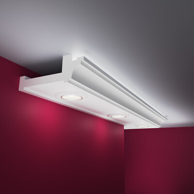 ELHARE Stuckleisten Spot LED Profil Band Indirekte Beleuchtung Licht XPS LH17