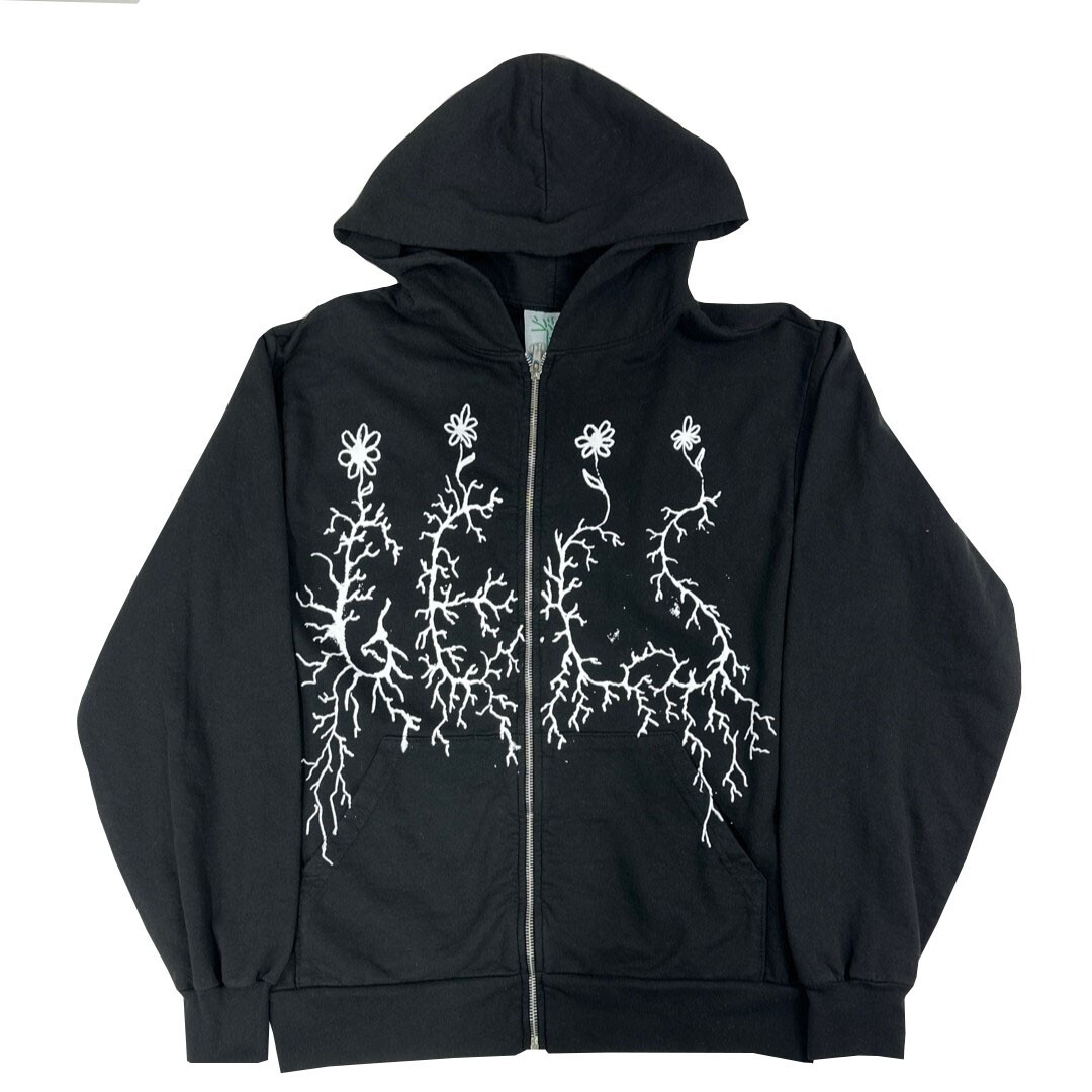 Online Ceramics X 100 Gecs Logo Zipper Black Hoodie