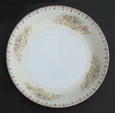 VTG MEITO V1979 CHINA SET OF 4 COUPE SOUP BOWLS DISH HAND PAINTED FLORAL JAPAN