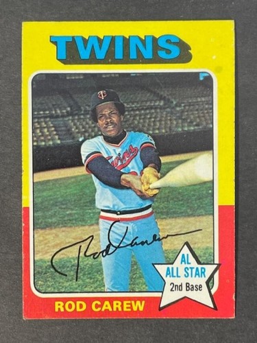VINTAGE 1975 Topps - ROD CAREW # 600 -▶HOF!!!◀- EX