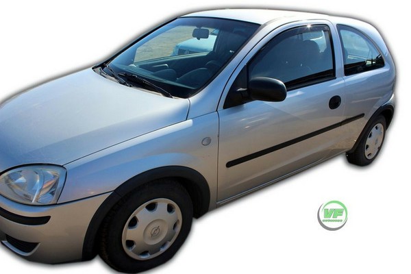 Windabweiser Regenabweiser Heko FüR Opel Corsa C 2000-2006 3-TüRer 2-Tlg-image