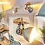 Decken Strahler Zinkfarben Wohn Zimmer VINTAGE Beleuchtung Spot Lampe
