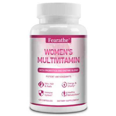 Womens Multivitamin Antioxidants, Probiotics and Enzymes Promote Prostate Health