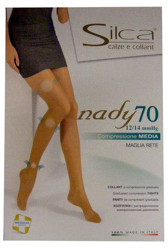 CALZE COLLANT SILCA NADY 70 DEN PREVIENE GONFIORI 12/14 MMHG 6 COLORI DISPONIBIL - 第 1/7 張圖片