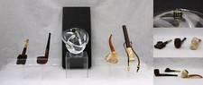 Saint Louis/France/antique and vintage smoking accessoires/ashtray/pipes