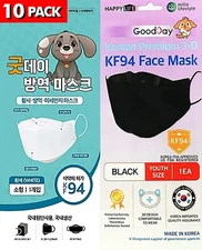 10 Packs Happylife KF94 KIDS Korean Face Mask Made in Korea Dust Covers Goodday