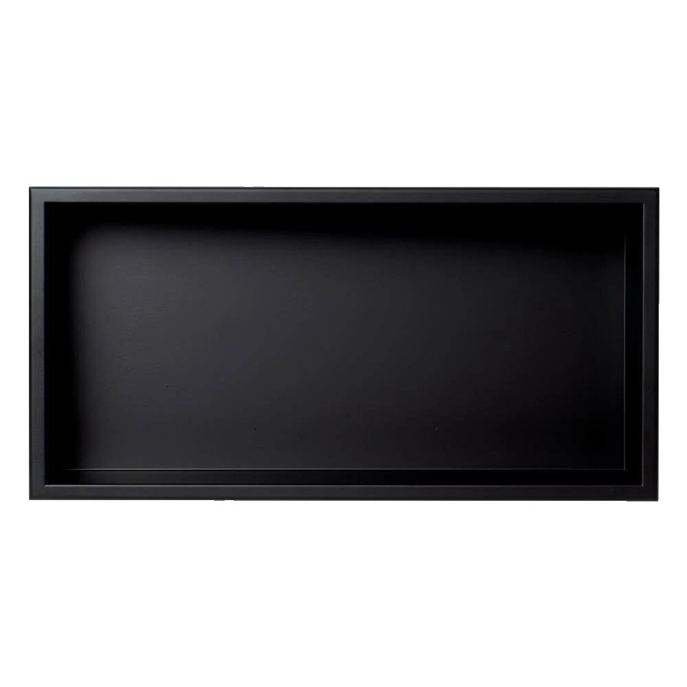 Estantes de Baño de Metal Negro